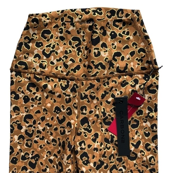 Carbon38 Layered Leopard Print High Rise Legging Size XS - Picture 7 of 10